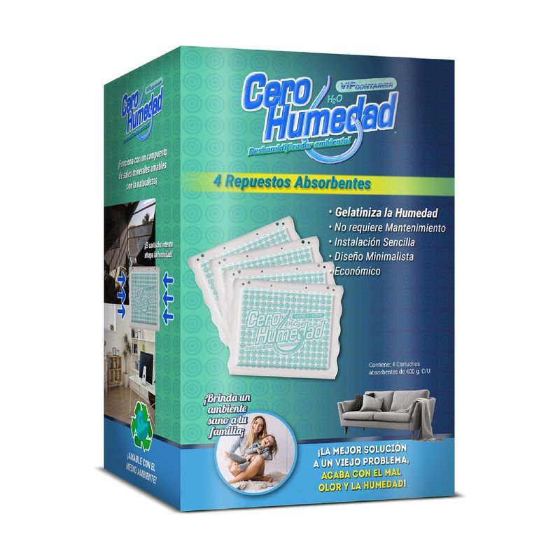 Cero Humedad  Repuestos Contenedor VIP 450 grs
